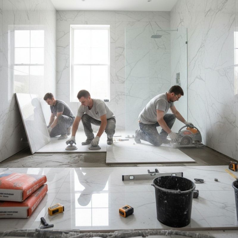 Stone Floor Installation in Overland Park, KS
