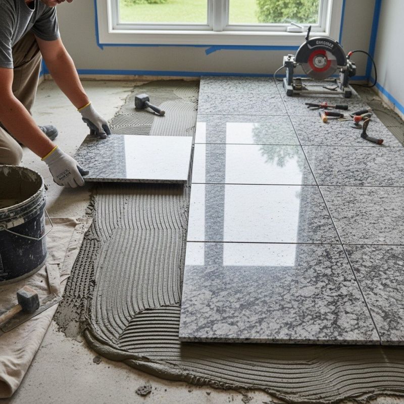Stone Flooring Installation in Olathe, KS