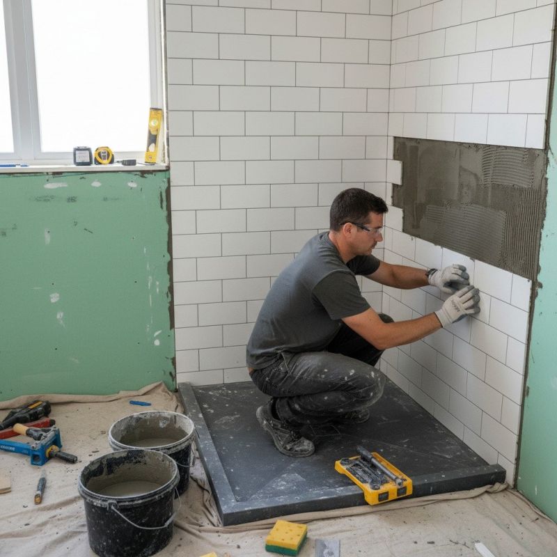 Tile Shower Floor Installation in Littleton, CO